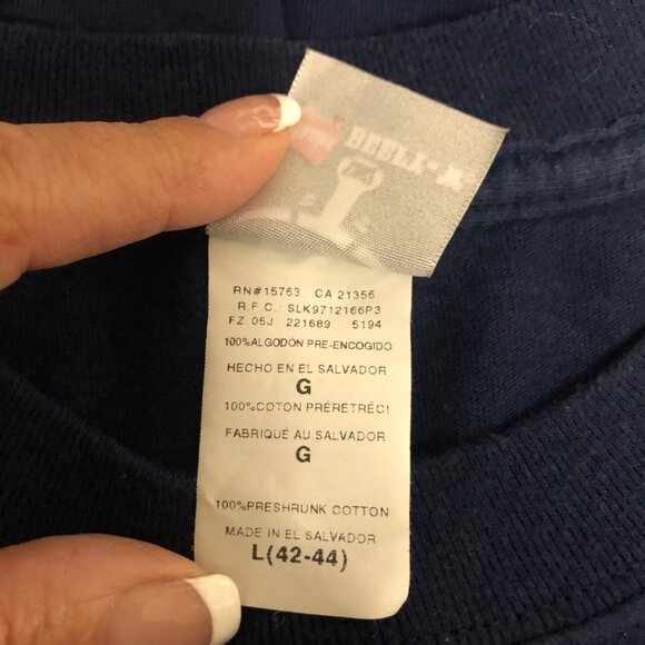 Harley Davidson Owners Group Club H.O.G. Wild West Rally T Shirt Size Large Blue - Picture 6 of 8